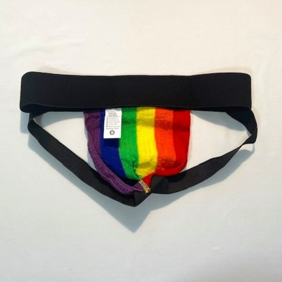 FORT TROFF Size "S" PRIDE MVP Athletic Supporter- Black/Gray/White - Jock - Picture 2 of 10